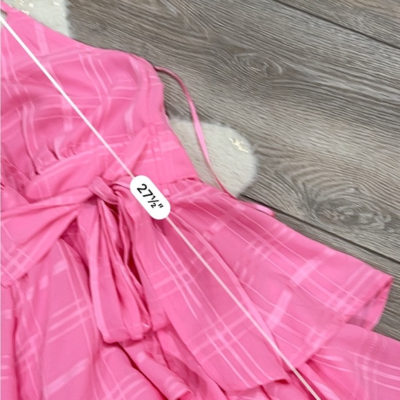 Pink Lily delightfully in love hot pink romper - Picture 6 of 6